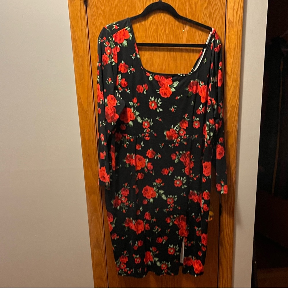 Floral bodycon dress